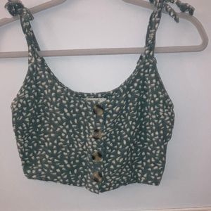 rip curl cropped tank - size xs